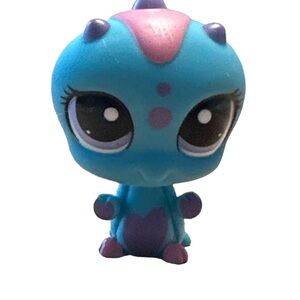 Littlest Pet Shop #1924 Teal Purple Pink Caterpillar Star Gazin